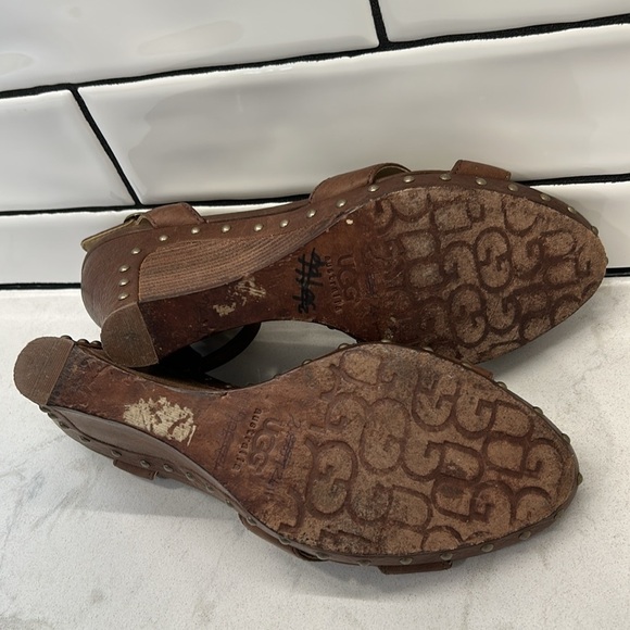 UGG Australia Rochelle Buckle Wedges Platforms Sandals for Women 8 - Picture 10 of 16